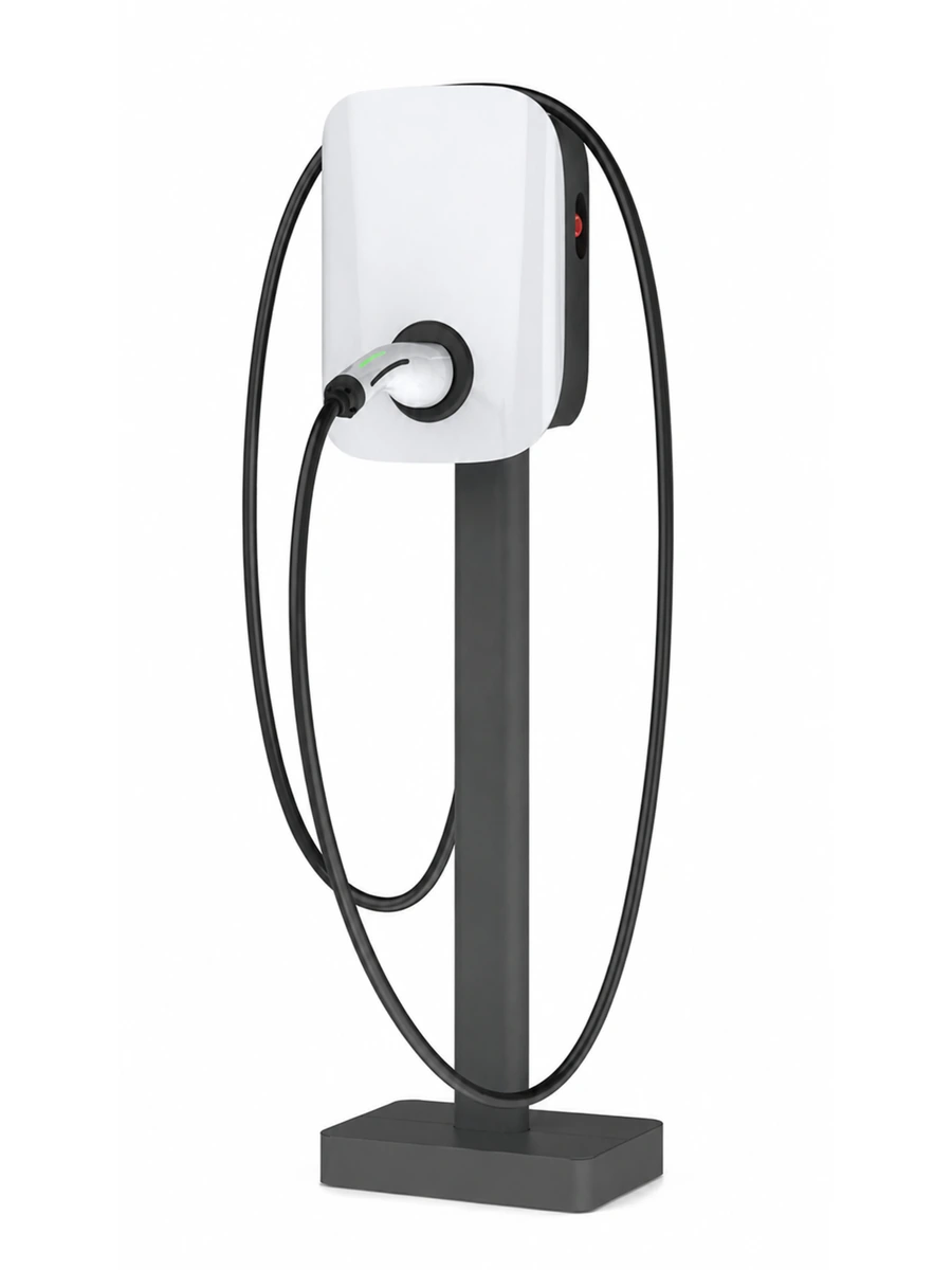 AC charging pile in pedestal configuration